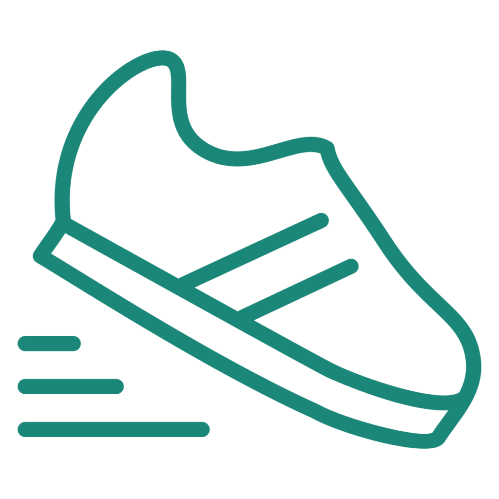 Icon of running shoe